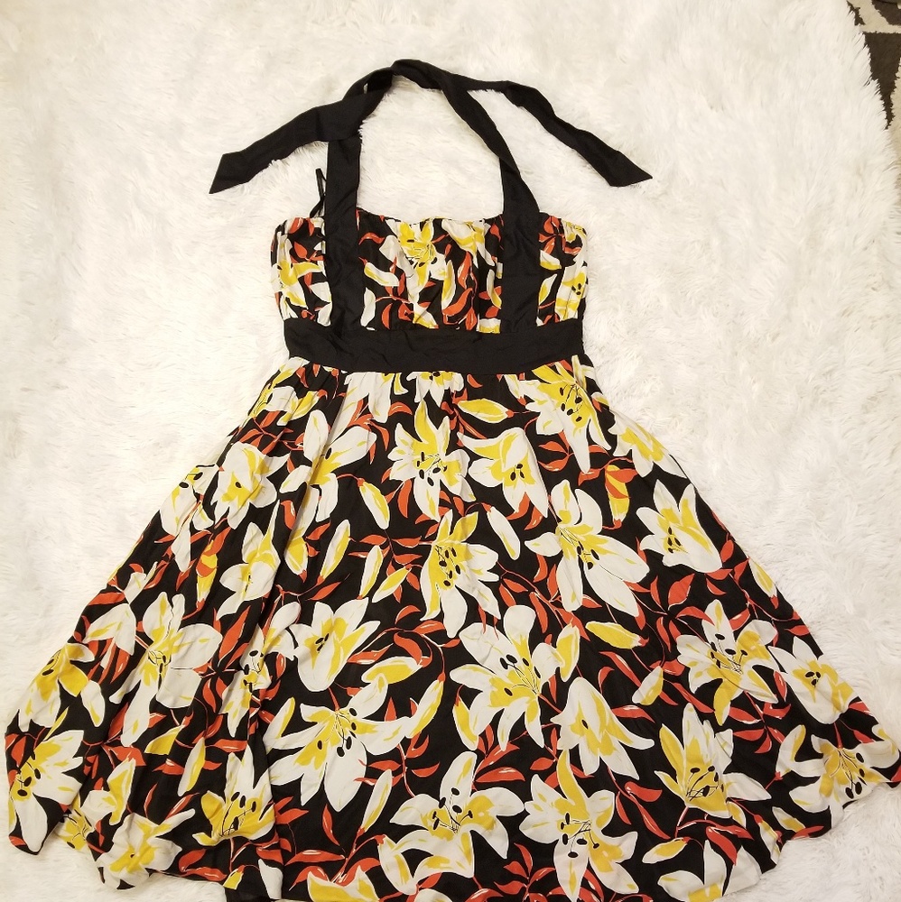 Moulinette Soeurs Silk halter dress
